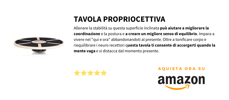 Viver nel Qui e ora esercizi tavola propriocettiva per equilibrio