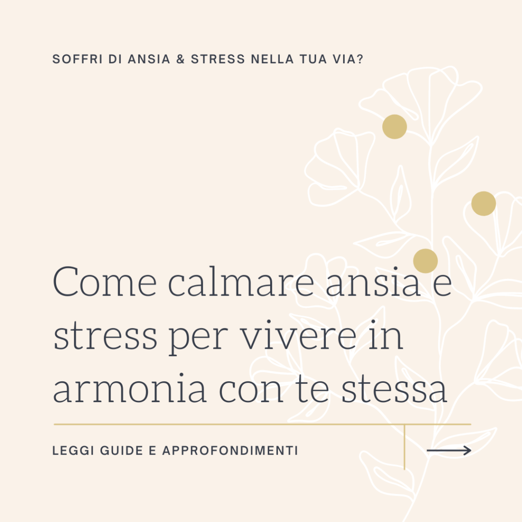 come combattere ansia e stress