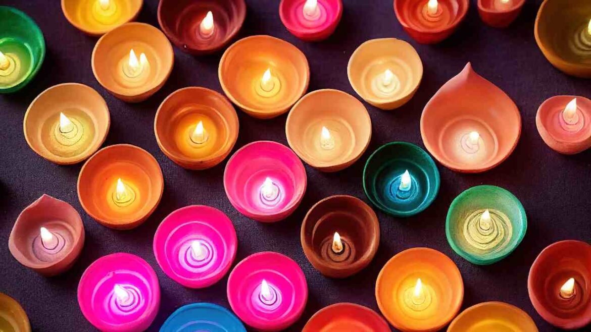 Candele colorate