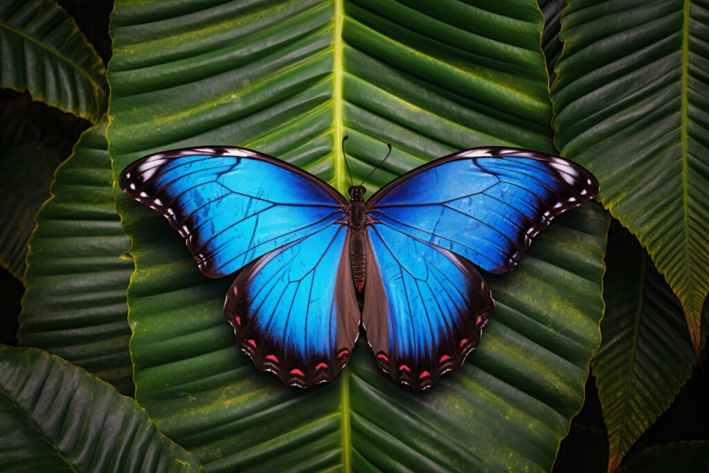 Farfalla blu