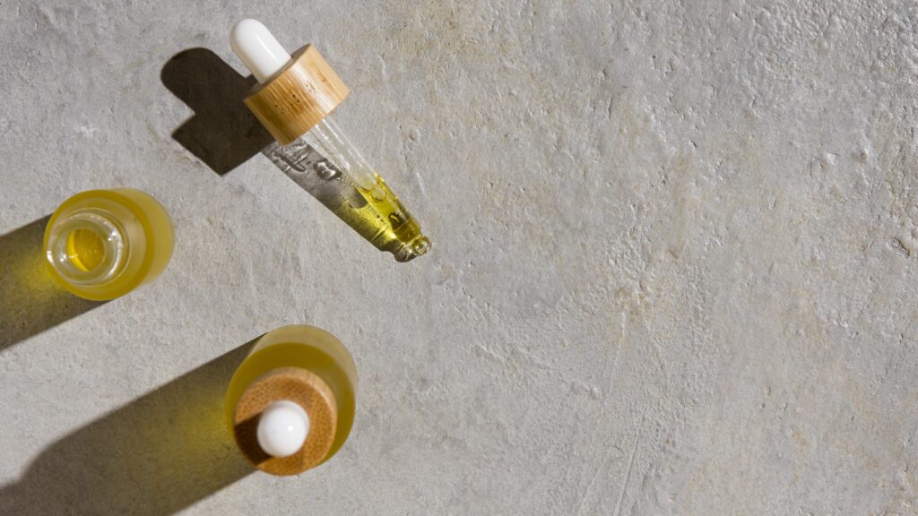 Boccetta di olio essenziale