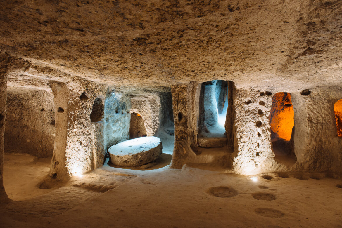 Grotta di sale dall'interno