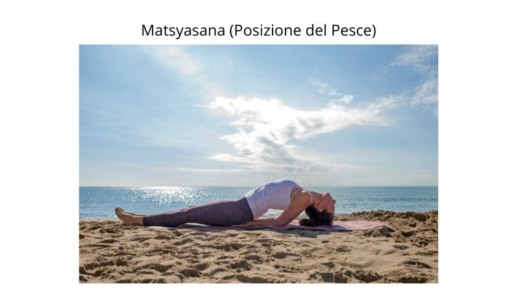 Benefici dello yoga per le articolazioni Matsyasana Posizione del Pesce