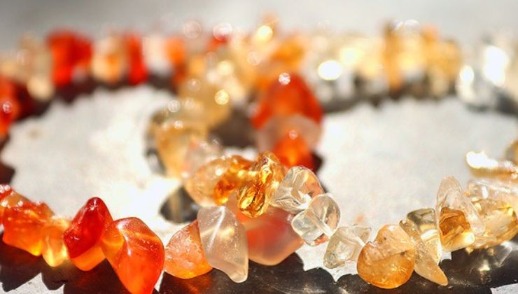 Pietre magiche: il potere delle pietre esoteriche bracciali con pietre di corniola e citrina
