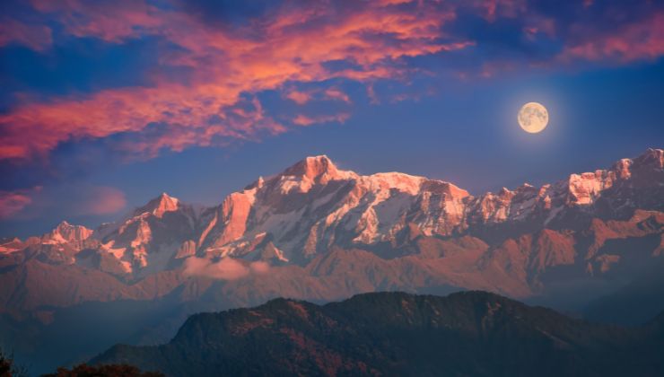 luna delle neve Febbraio