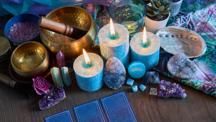 Apertura del Portale Spirituale della Notte tra il 31 Ottobre e il 1° Novembre altare divinazione