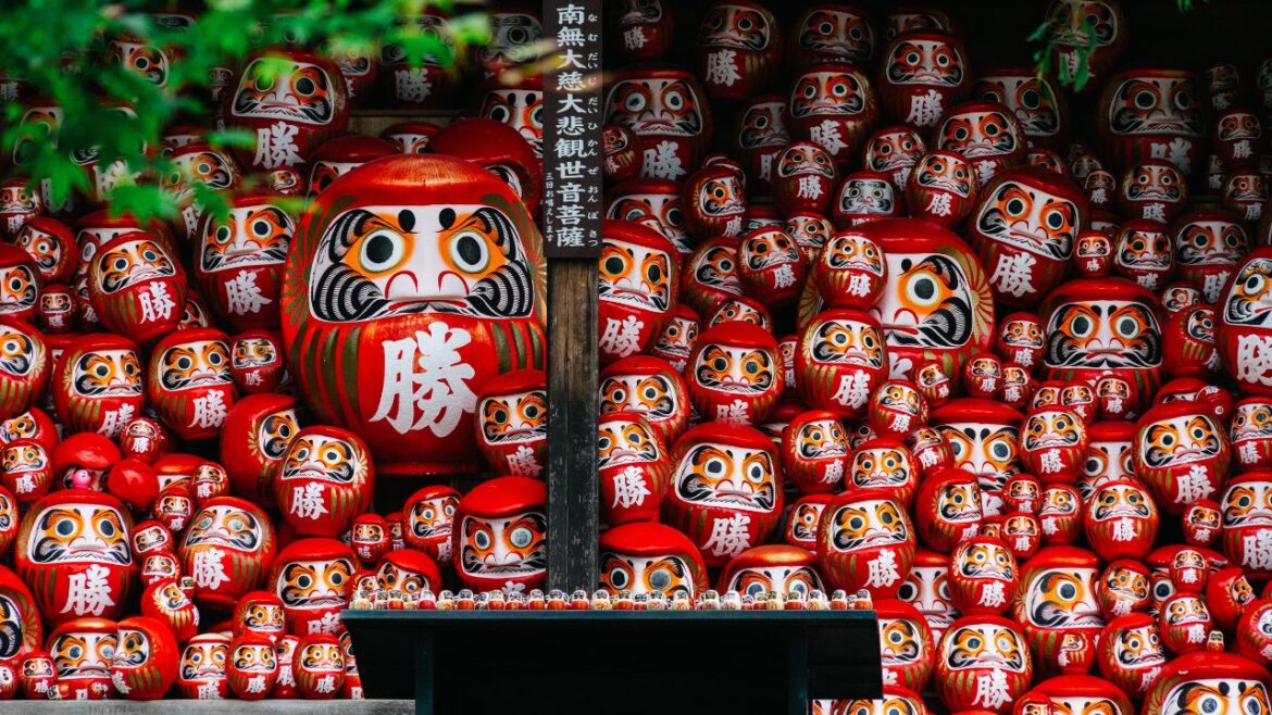daruma da collezione in casa