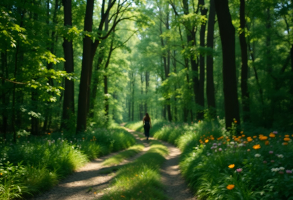 Camminata meditativa nella natura - un rituale per il rinnovamento interiore Camminata meditativa nella natura