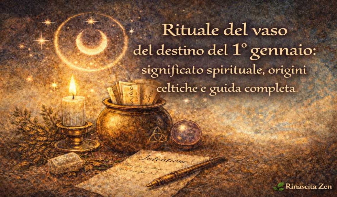 Rituale del vaso del destino del 1° gennaio significato spirituale, origini celtiche